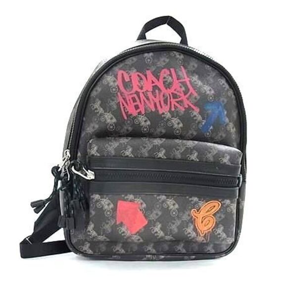 OTHERS Handbags - COACH Horse and Carriage Backpack F84225 Black Leather Men's Women's